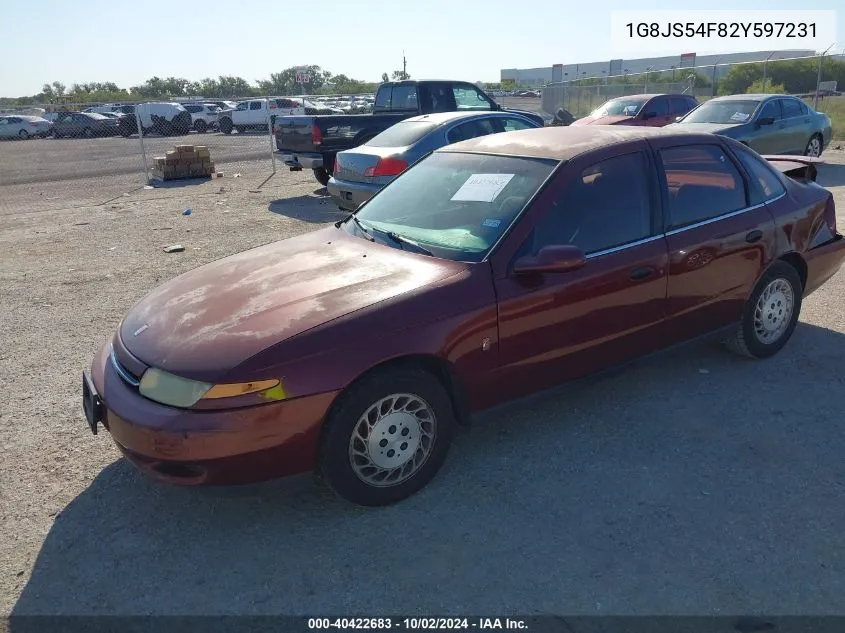 2002 Saturn L-Series L100 VIN: 1G8JS54F82Y597231 Lot: 40422683