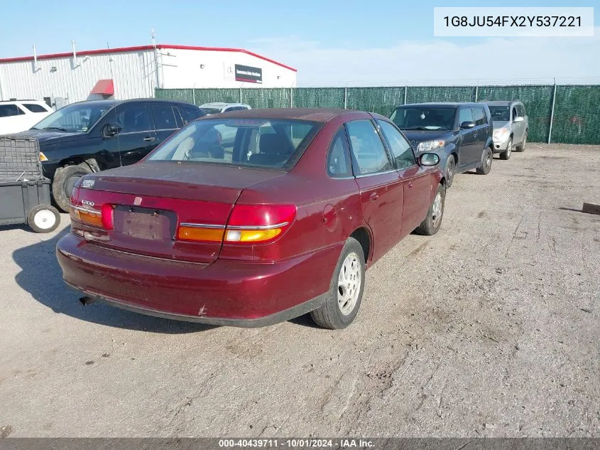 2002 Saturn L-Series L200 VIN: 1G8JU54FX2Y537221 Lot: 40439711