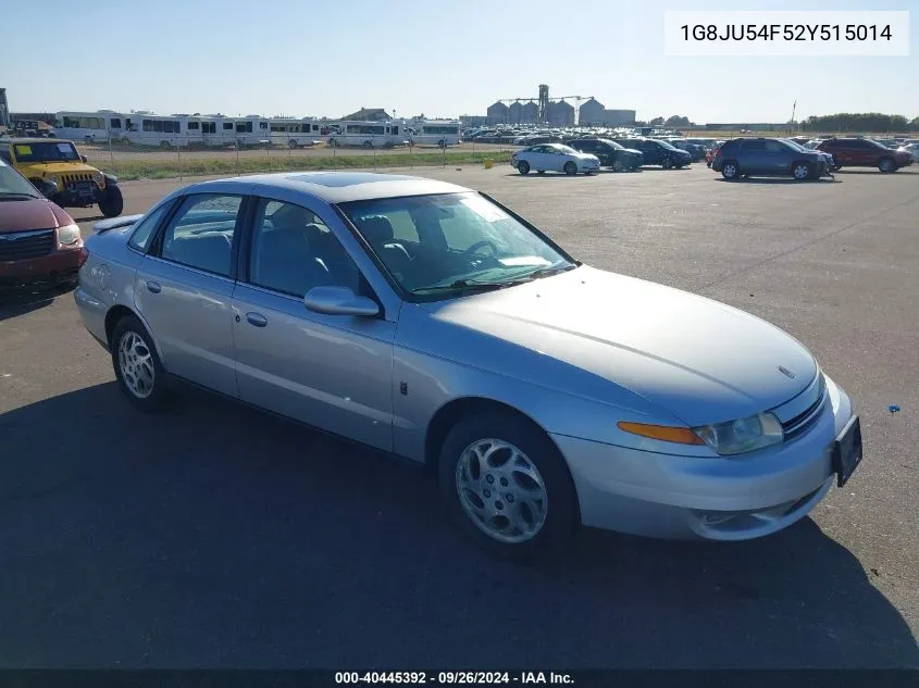 2002 Saturn L-Series L200 VIN: 1G8JU54F52Y515014 Lot: 40445392