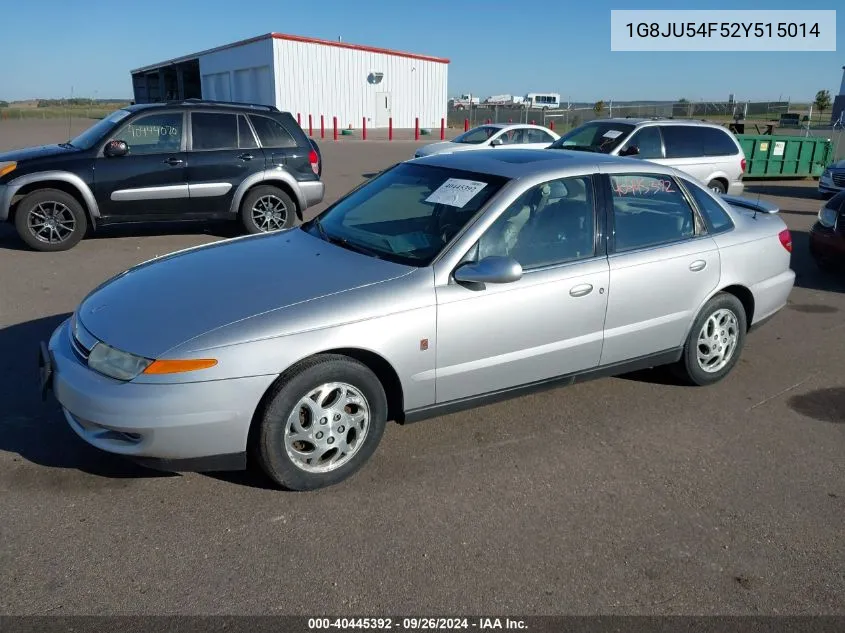 2002 Saturn L-Series L200 VIN: 1G8JU54F52Y515014 Lot: 40445392