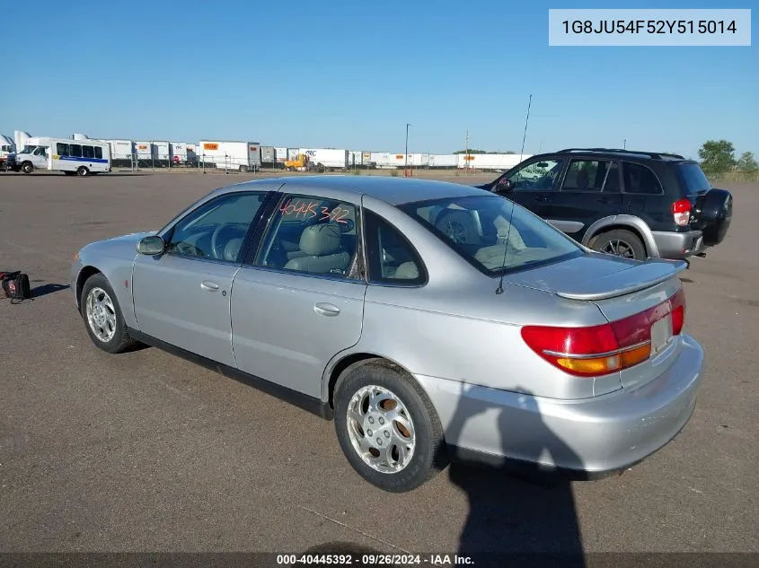 2002 Saturn L-Series L200 VIN: 1G8JU54F52Y515014 Lot: 40445392