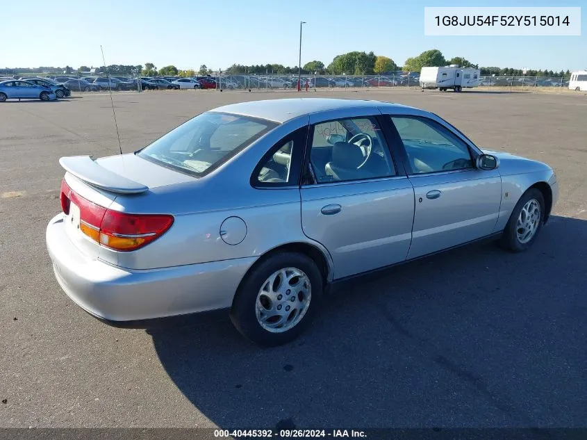 2002 Saturn L-Series L200 VIN: 1G8JU54F52Y515014 Lot: 40445392