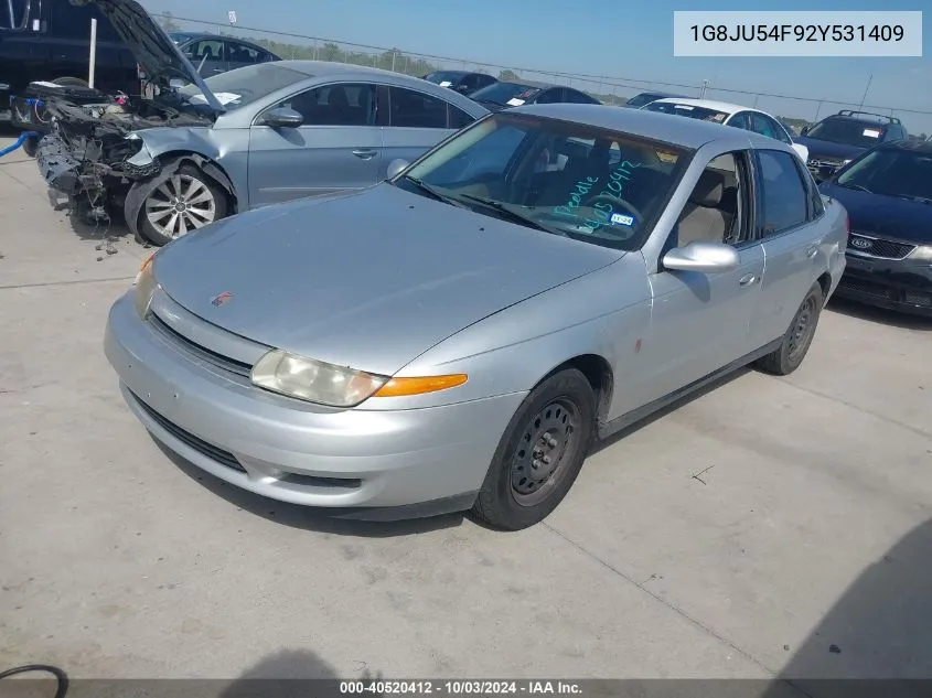 2002 Saturn L-Series L200 VIN: 1G8JU54F92Y531409 Lot: 40520412