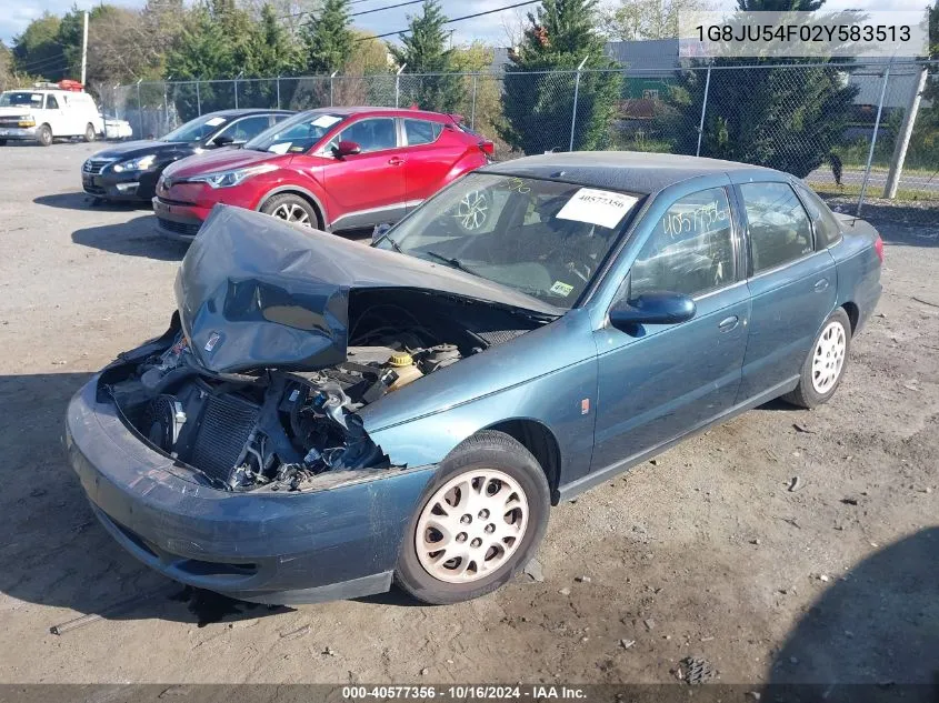 2002 Saturn L-Series L200 VIN: 1G8JU54F02Y583513 Lot: 40577356