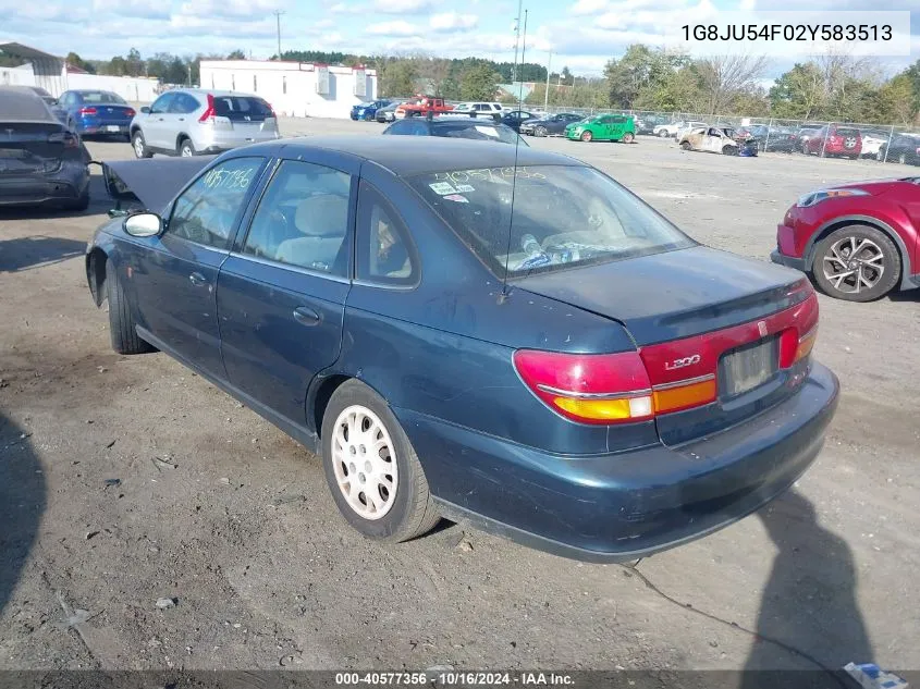 2002 Saturn L-Series L200 VIN: 1G8JU54F02Y583513 Lot: 40577356