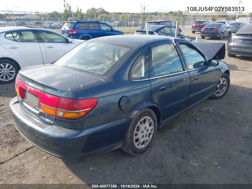 2002 Saturn L-Series L200 VIN: 1G8JU54F02Y583513 Lot: 40577356