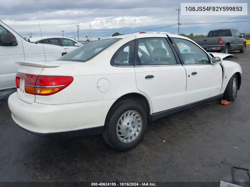 2002 Saturn L-Series L100 VIN: 1G8JS54F82Y599853 Lot: 40624159