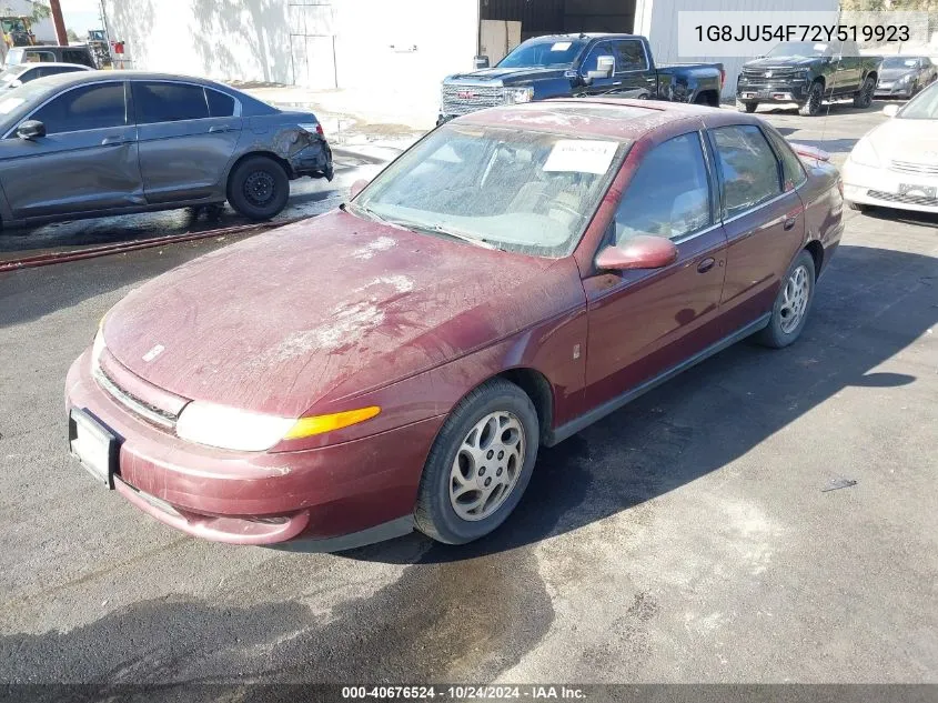 2002 Saturn L-Series L200 VIN: 1G8JU54F72Y519923 Lot: 40676524