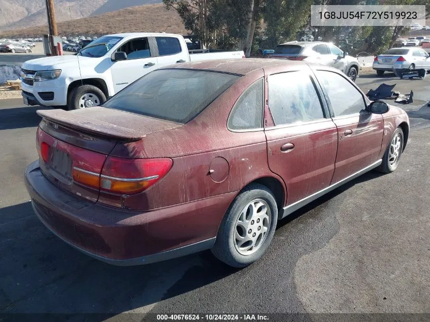 2002 Saturn L-Series L200 VIN: 1G8JU54F72Y519923 Lot: 40676524