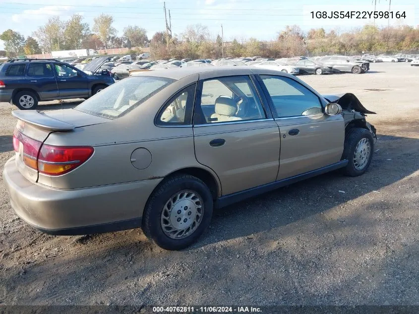 2002 Saturn L-Series L100 VIN: 1G8JS54F22Y598164 Lot: 40762811