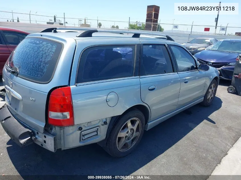 2003 Saturn L-Series Lw300 VIN: 1G8JW84R23Y511218 Lot: 39938085