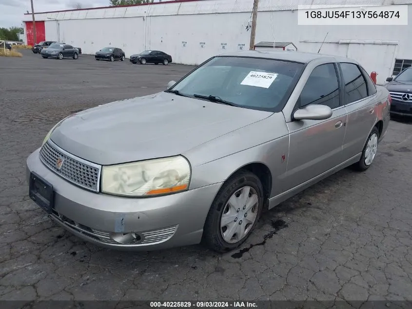 2003 Saturn L-Series L200 VIN: 1G8JU54F13Y564874 Lot: 40225829