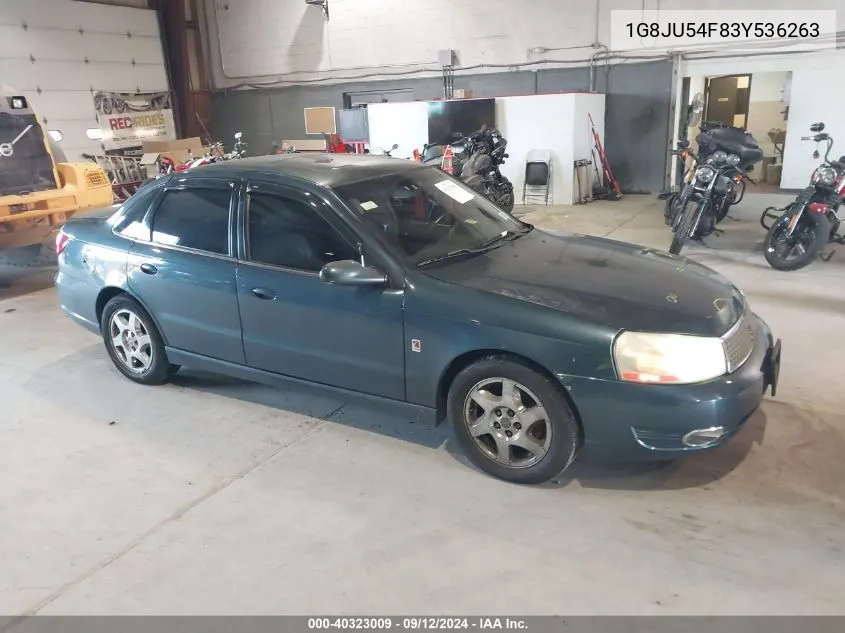 2003 Saturn L-Series L200 VIN: 1G8JU54F83Y536263 Lot: 40323009