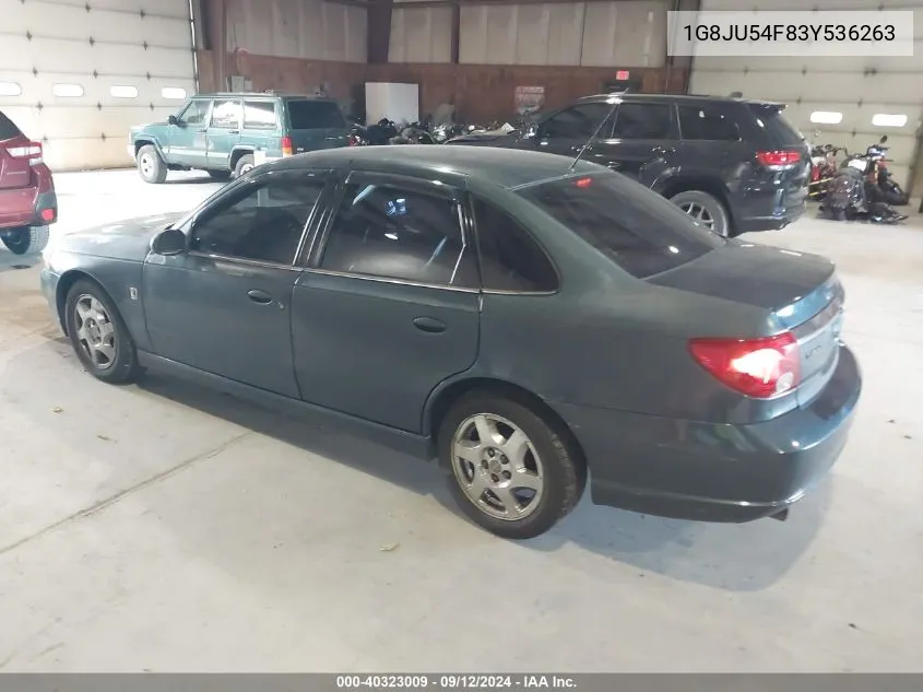 2003 Saturn L-Series L200 VIN: 1G8JU54F83Y536263 Lot: 40323009