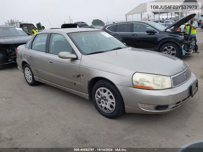 2003 Saturn L-Series L200 VIN: 1G8JU54F03Y537973 Lot: 40592797