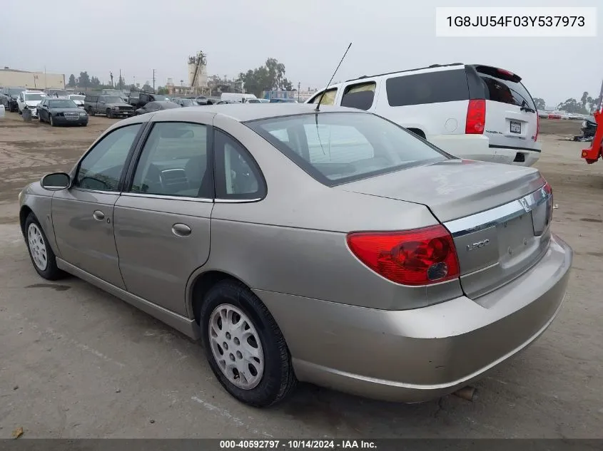 2003 Saturn L-Series L200 VIN: 1G8JU54F03Y537973 Lot: 40592797