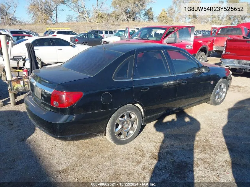 2003 Saturn L-Series L300 VIN: 1G8JW54R23Y525652 Lot: 40662521