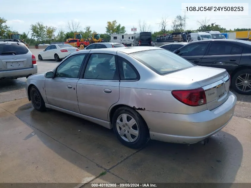 2004 Saturn L300 1 VIN: 1G8JC54F24Y508253 Lot: 40192905