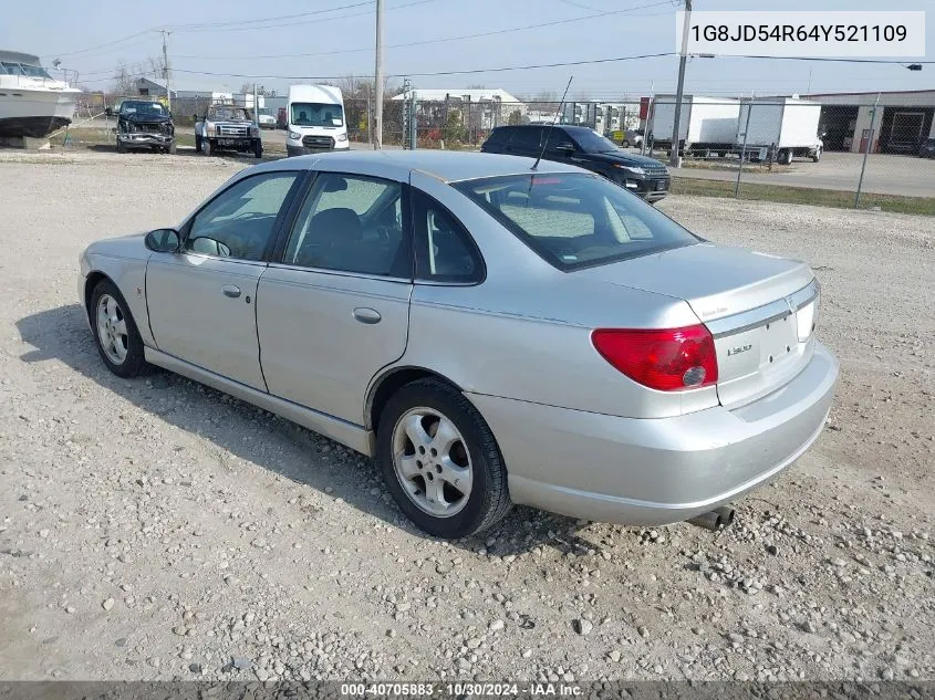 2004 Saturn L300 2 VIN: 1G8JD54R64Y521109 Lot: 40705883