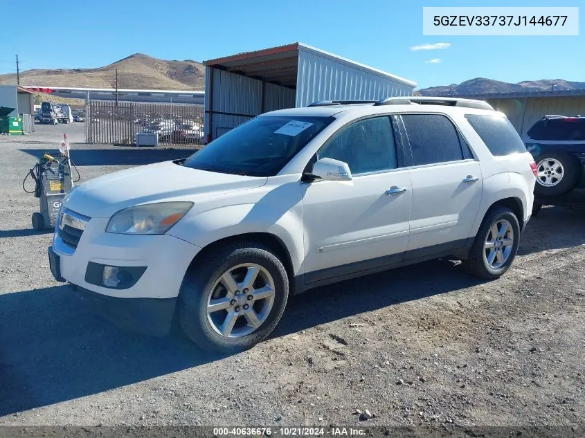 2007 Saturn Outlook Xr VIN: 5GZEV33737J144677 Lot: 40636676