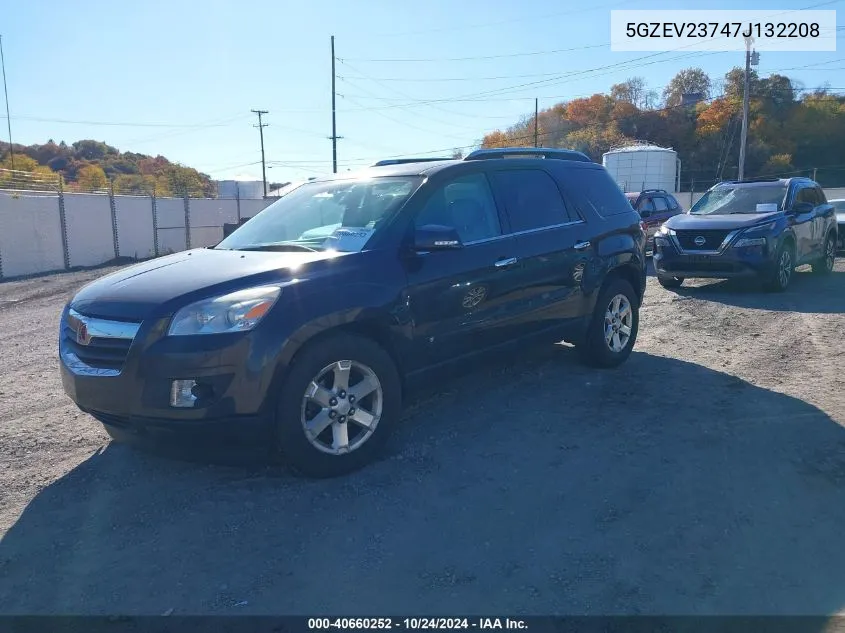 2007 Saturn Outlook Xr VIN: 5GZEV23747J132208 Lot: 40660252