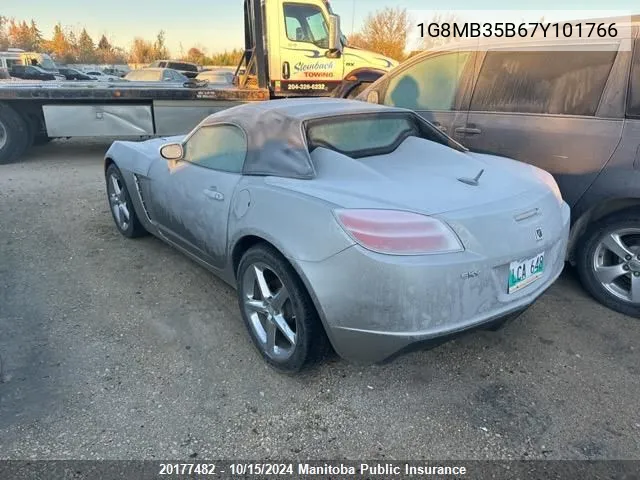 2007 Saturn Sky VIN: 1G8MB35B67Y101766 Lot: 20177482