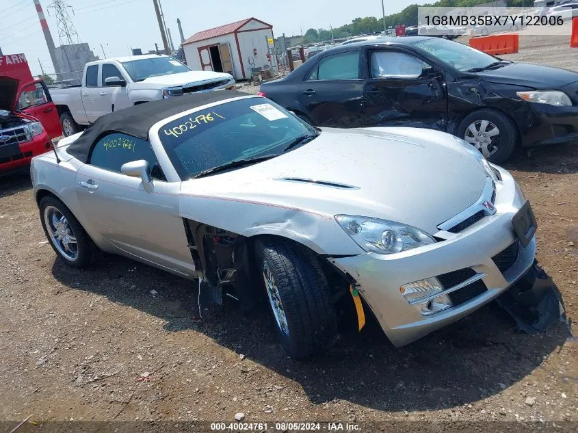 1G8MB35BX7Y122006 2007 Saturn Sky