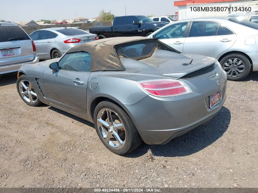 1G8MB35B07Y134360 2007 Saturn Sky