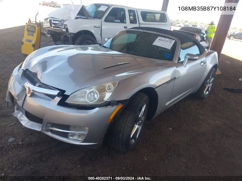 1G8MB35B87Y108184 2007 Saturn Sky