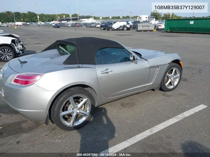 2007 Saturn Sky VIN: 1G8MB35B37Y129007 Lot: 40387880