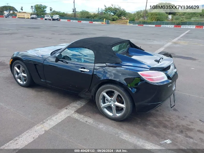 2007 Saturn Sky Red Line VIN: 1G8MG35XX7Y136629 Lot: 40426133