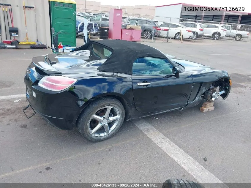 2007 Saturn Sky Red Line VIN: 1G8MG35XX7Y136629 Lot: 40426133