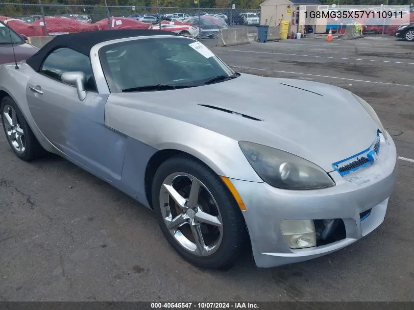 2007 Saturn Sky Red Line VIN: 1G8MG35X57Y110911 Lot: 40545547