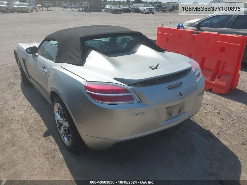 1G8MB35B37Y100896 2007 Saturn Sky