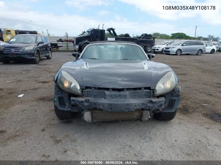 1G8MG35X48Y108178 2008 Saturn Sky