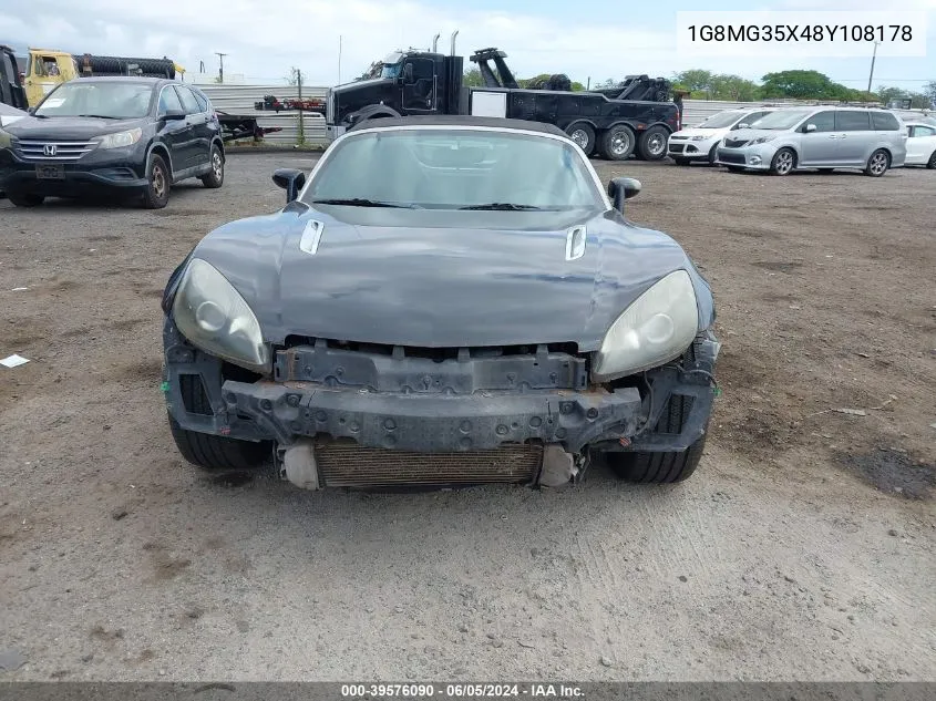 1G8MG35X48Y108178 2008 Saturn Sky