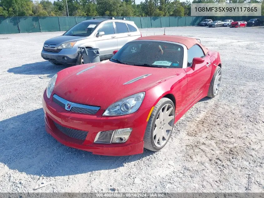 1G8MF35X98Y117865 2008 Saturn Sky Redline