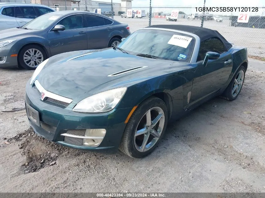 2008 Saturn Sky VIN: 1G8MC35B58Y120128 Lot: 40423394