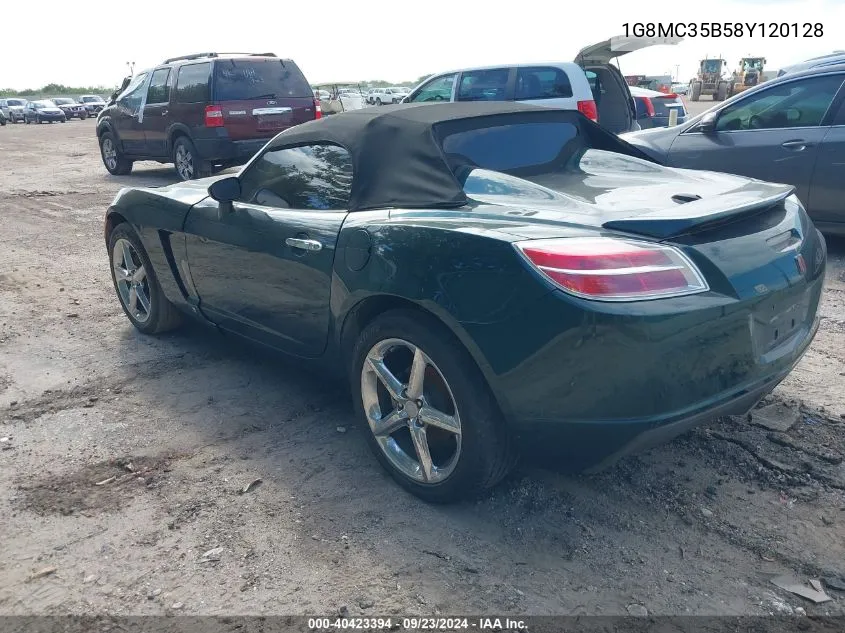 2008 Saturn Sky VIN: 1G8MC35B58Y120128 Lot: 40423394