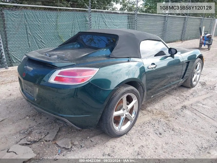 2008 Saturn Sky VIN: 1G8MC35B58Y120128 Lot: 40423394