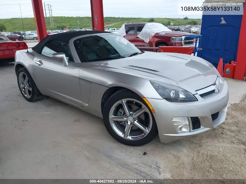 2008 Saturn Sky Red Line VIN: 1G8MG35X58Y133140 Lot: 40427052