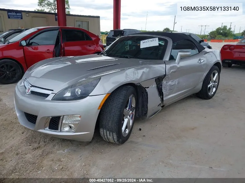 2008 Saturn Sky Red Line VIN: 1G8MG35X58Y133140 Lot: 40427052