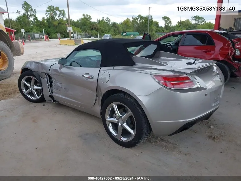 2008 Saturn Sky Red Line VIN: 1G8MG35X58Y133140 Lot: 40427052