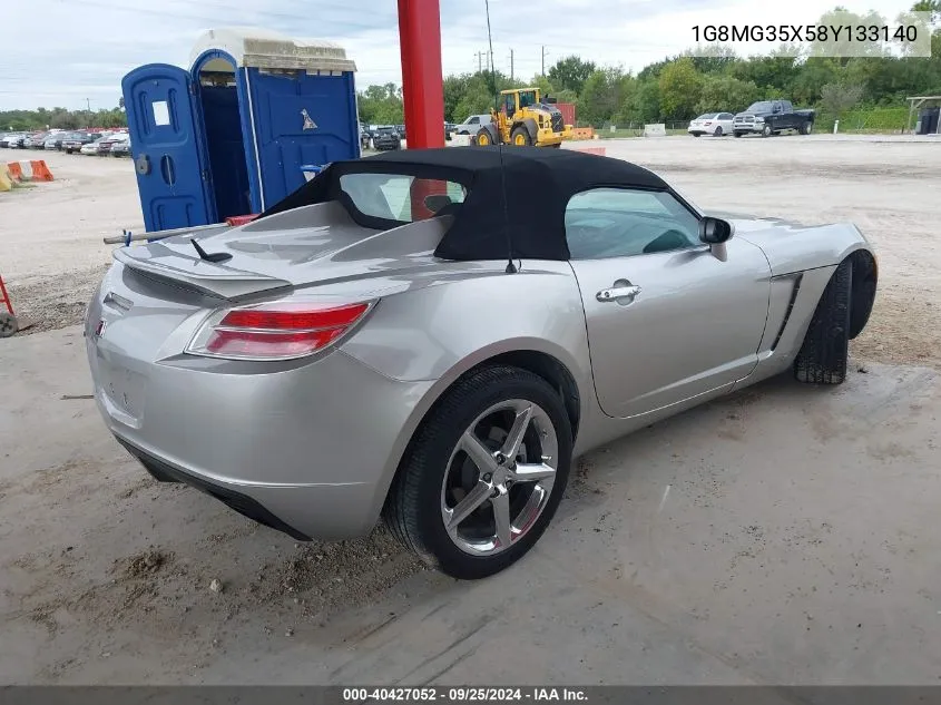 2008 Saturn Sky Red Line VIN: 1G8MG35X58Y133140 Lot: 40427052