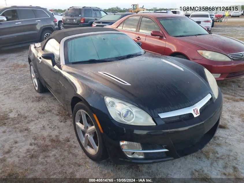 2008 Saturn Sky VIN: 1G8MC35B68Y124415 Lot: 40514765