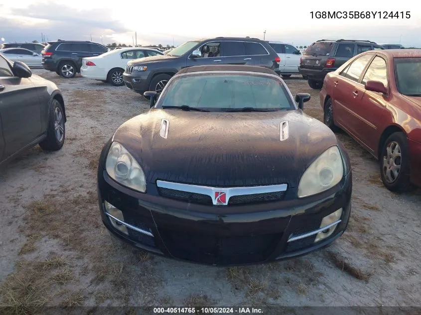 2008 Saturn Sky VIN: 1G8MC35B68Y124415 Lot: 40514765