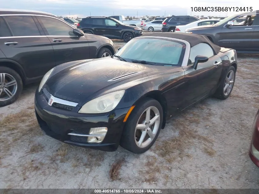 2008 Saturn Sky VIN: 1G8MC35B68Y124415 Lot: 40514765