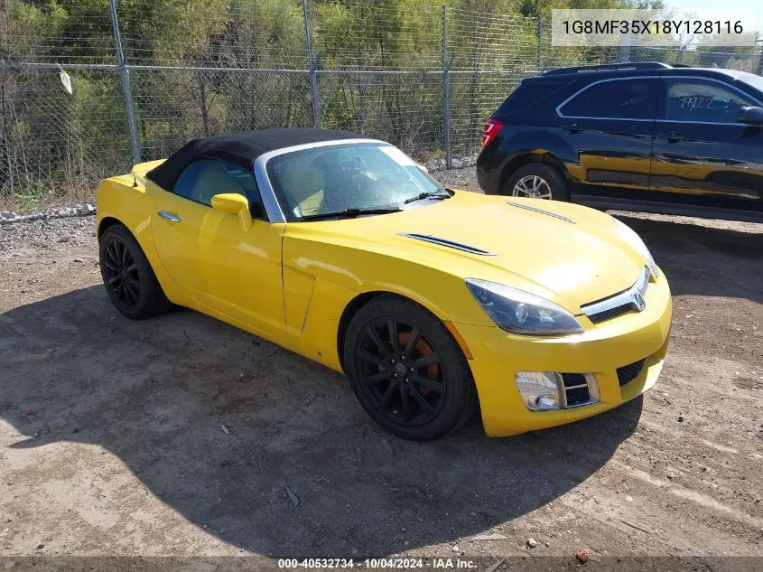 2008 Saturn Sky Red Line VIN: 1G8MF35X18Y128116 Lot: 40532734