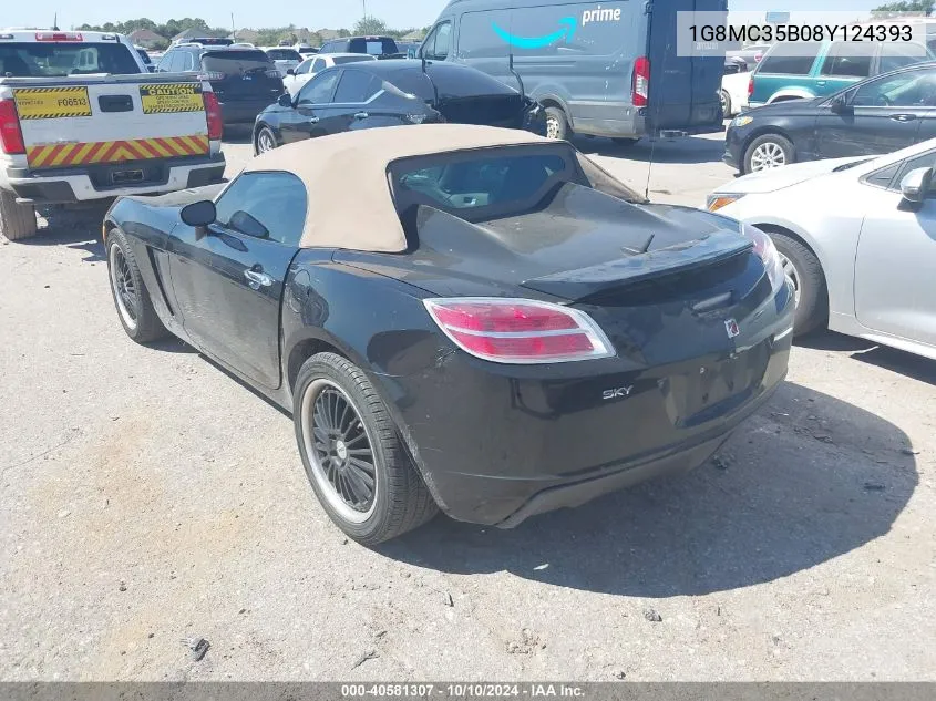 1G8MC35B08Y124393 2008 Saturn Sky