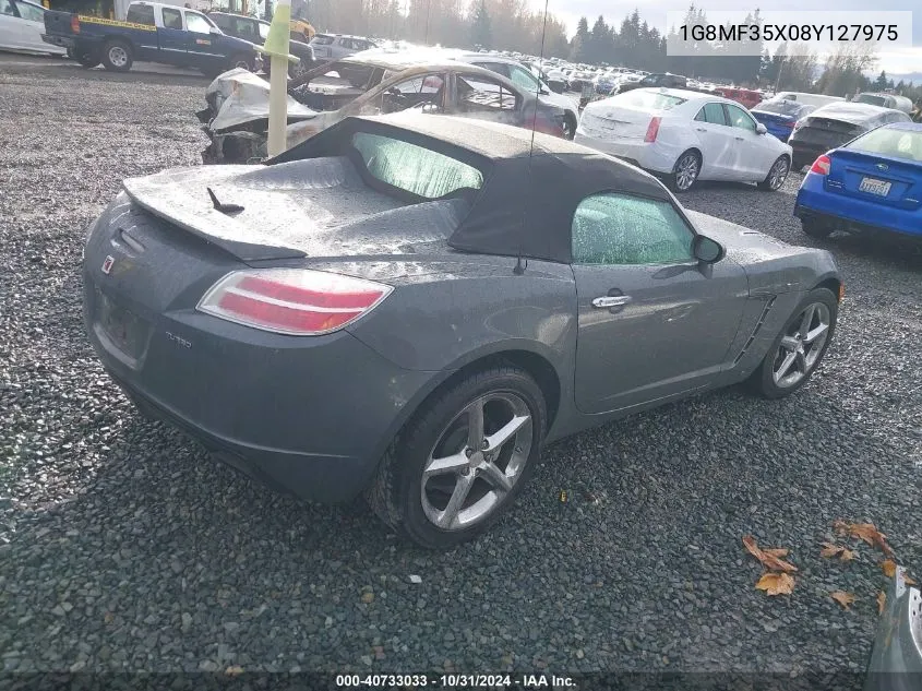 2008 Saturn Sky Red Line VIN: 1G8MF35X08Y127975 Lot: 40733033